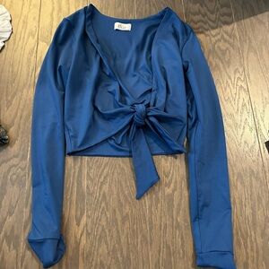 Oh Polly Blue Long Sleeve Top